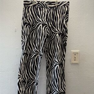 Zebra Print Pants